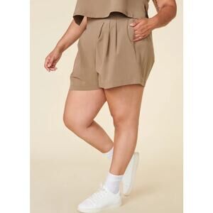 NWOT Wayre Travel Pocket Flow Short in Shiitake Size XXL